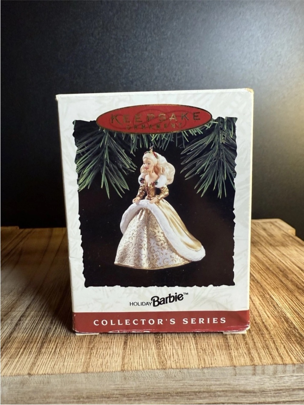 1994 Hallmark Keepsake Holiday Barbie Ornament Mattel Christmas Vintage RARE HTF